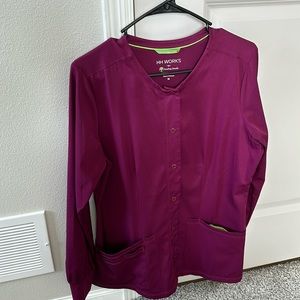 Healing hands scrub jacket